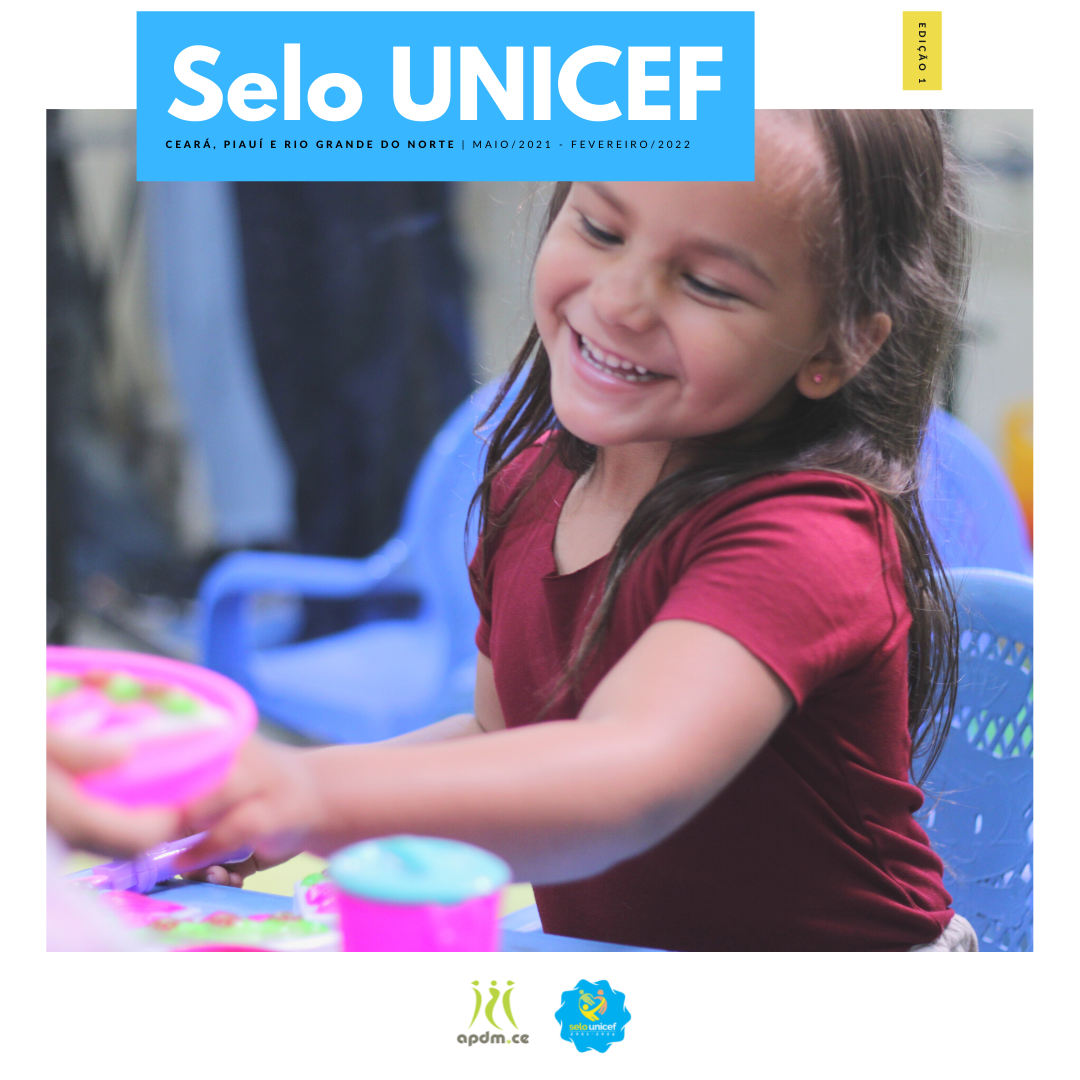 A Associação para o Desenvolvimento dos Municípios no Estado do Ceará (APDMCE) lançou nesta sexta-feira (4) o 1º Informativo do Selo UNICEF (edição 2021-2024), que apresenta um balanço das atividades realizadas no Piauí, Ceará e Rio Grande Norte de maio de 2021 a fevereiro de 2022. 