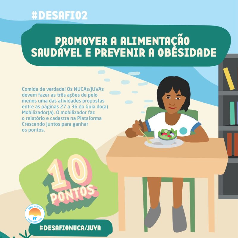 Desafio 2: Alimentação saudável e prevenção da obersidade