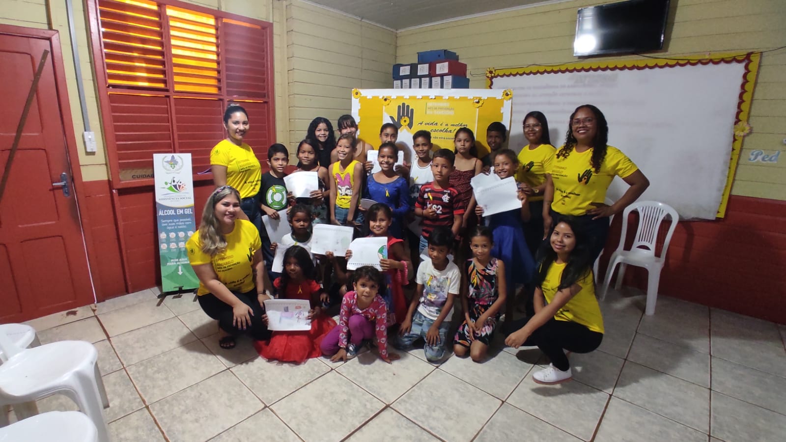 Palestras para crianças e adolescentes sobre saúde mental em Itaubal (Foto: divulgação do município)