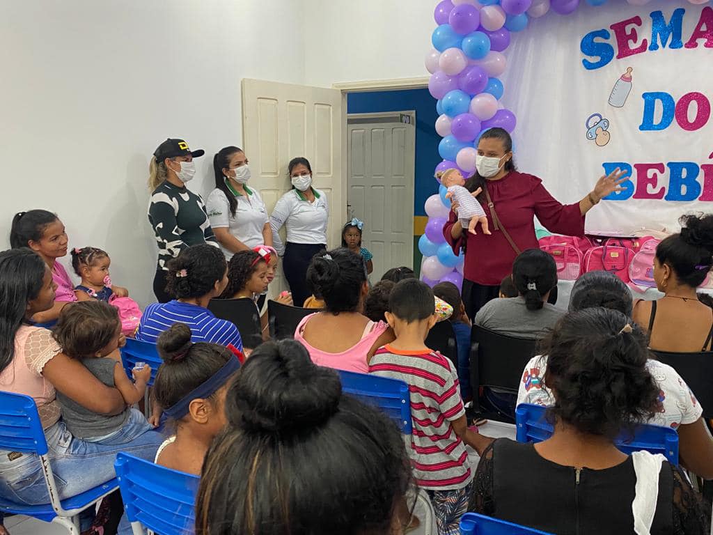 Entrega do Fluxo de Atendimento em Saúde Mental do Selo UNICEF, Semana do Bebê e campanha Agosto Dourado fizeram parte das atividades realizadas