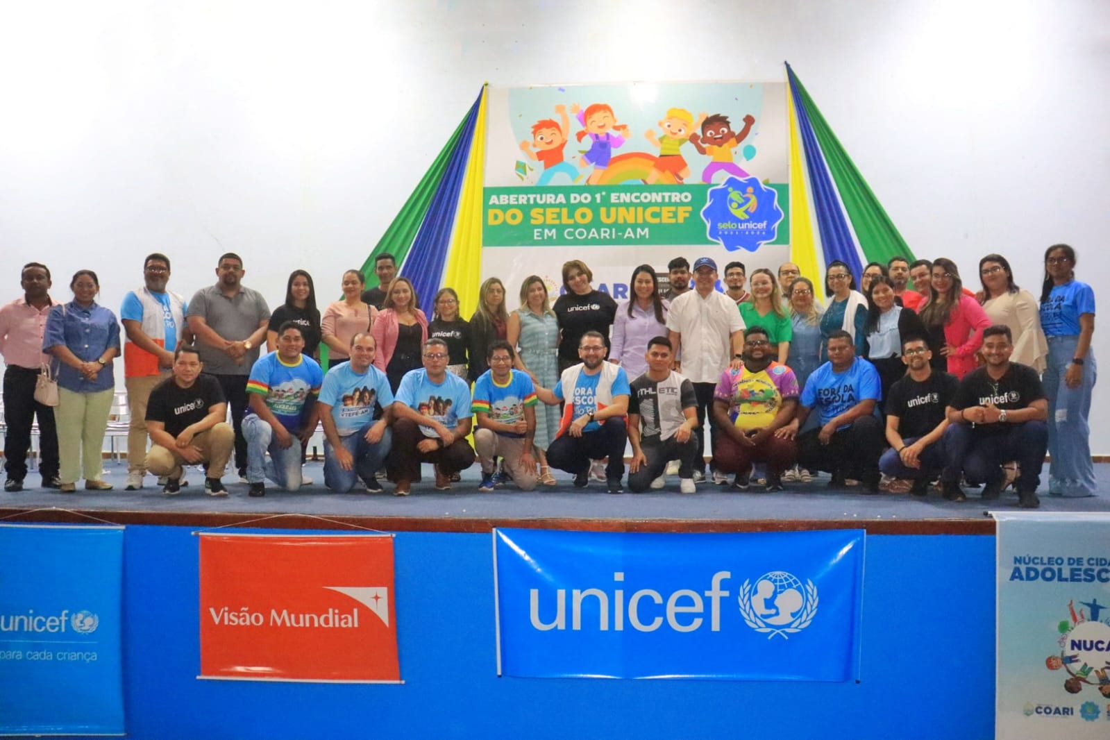 Evento visa capacitar as equipes municipais para o desenvolvimento das atividades do Selo UNICEF, edição 2021-2024 (Foto: SEMCOM/COARI)