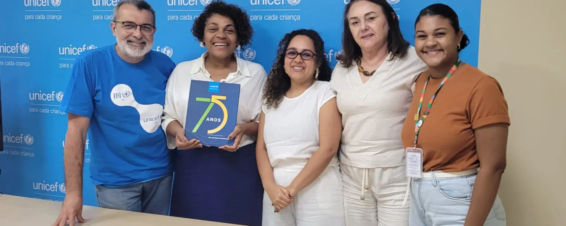 Equipe do Selo UNICEF e Secretaria da Igualdade Racial