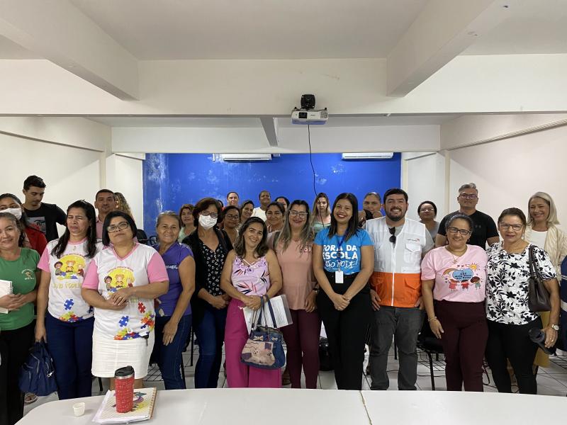 A atividade envolveu mais de 100 gestores e técnicos da prefeitura de Rio Branco durante dois dias  com o objetivo de fortalecer as ações da Busca Ativa Escolar