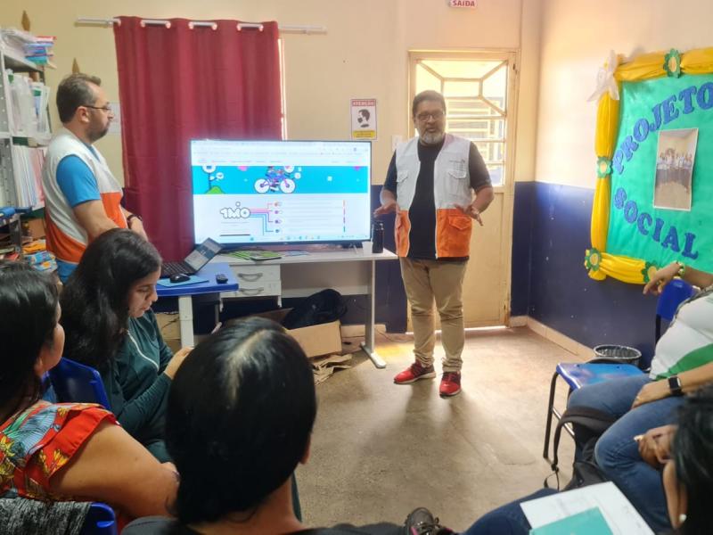 Técnicos e gestores das equipes do Selo UNICEF  dos municípios de Careiro da Várzea e Manaquiri  participaram do encontro para esclarecer dúvidas sobre as atividades da iniciativa