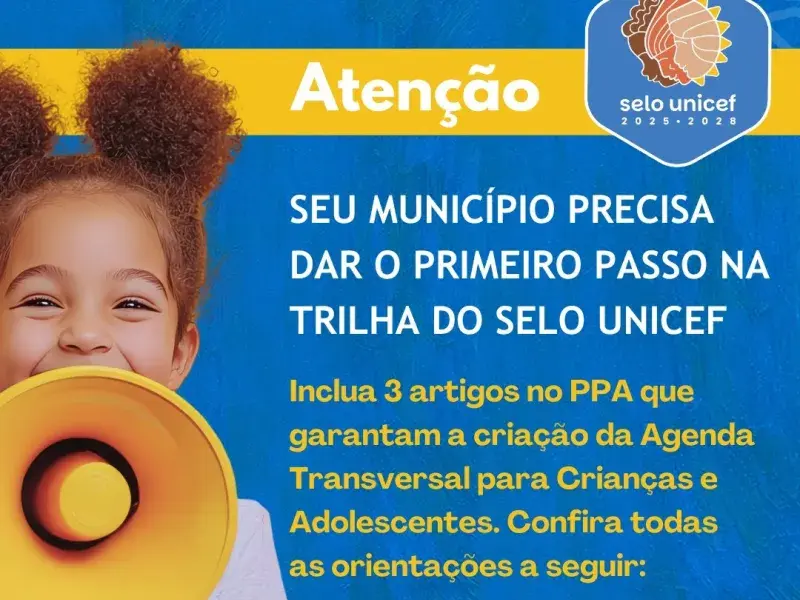 Menina com megafone mobiliza municípios