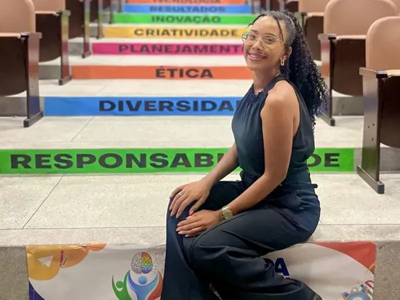 Layane Souza já foi participante do NUCA e hoje é Articuladora do Selo UNICEF em seu município.