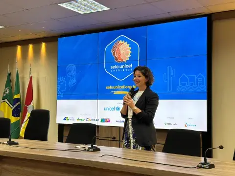 Apresentação do Selo Unicef 2025-2028.