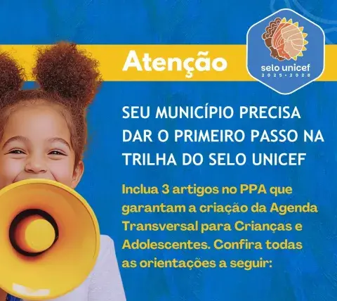 Menina com megafone mobiliza municípios